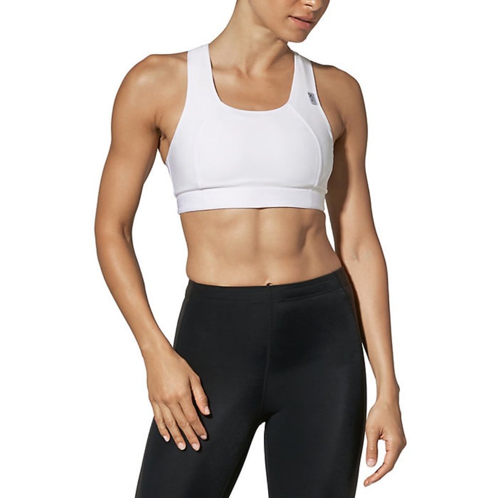 Size 42B/C, NWT CW-X Sport Bra Color: White Sport Bra ,  Style 165103